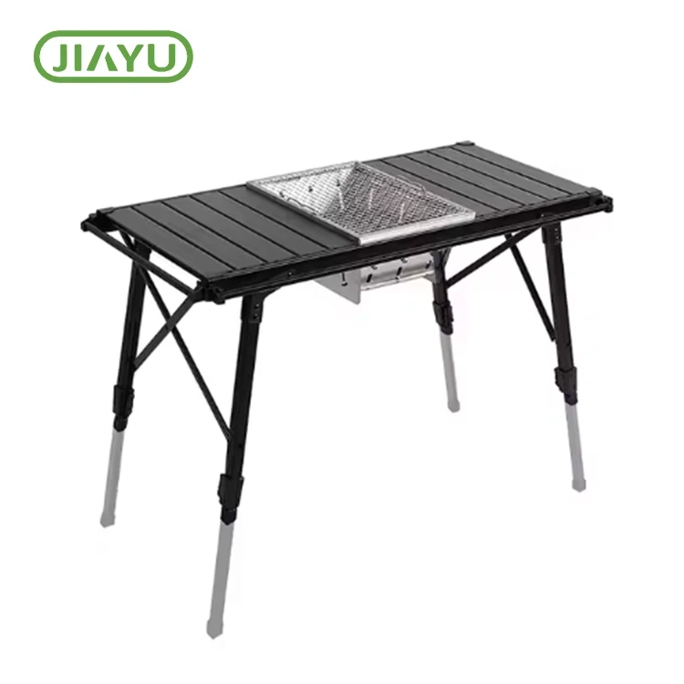 Tabella tal-BBQ tal-Kamping li tiwi aġġustabbli